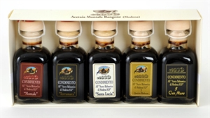 Image de Coffret de 5 bouteilles de vinaigre balsamique